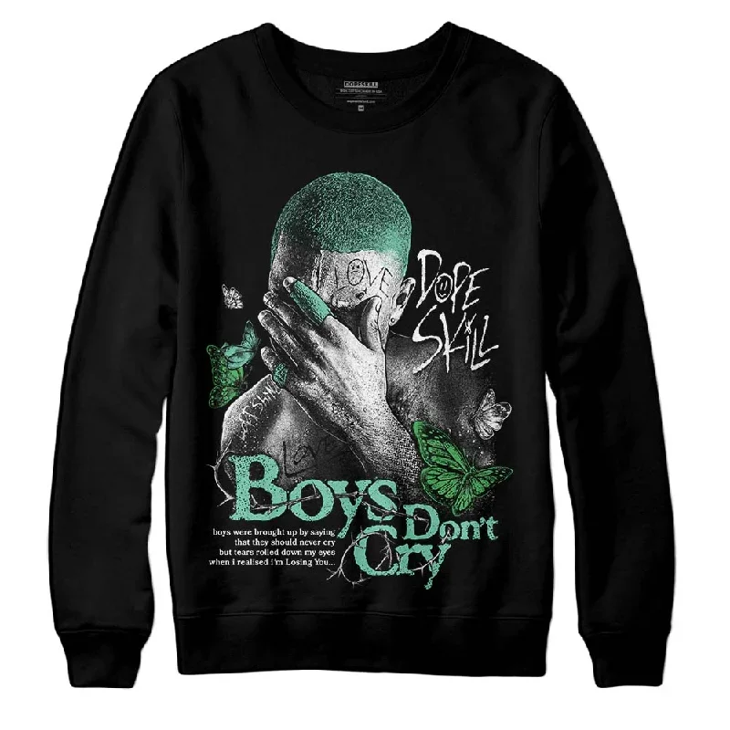 Green Glow 1s DopeSkill Sweatshirt Boys Don't Cry Graphic