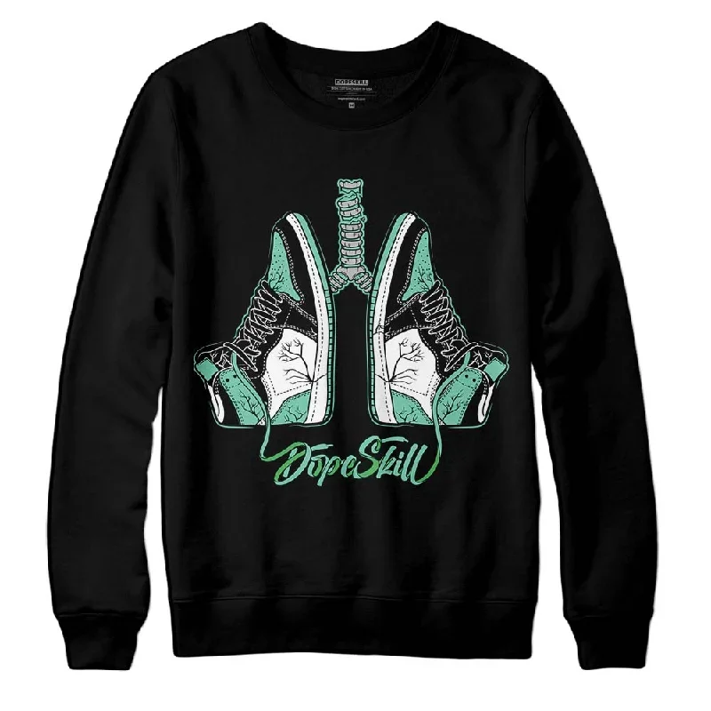 Green Glow 1s DopeSkill Sweatshirt Breathe Graphic