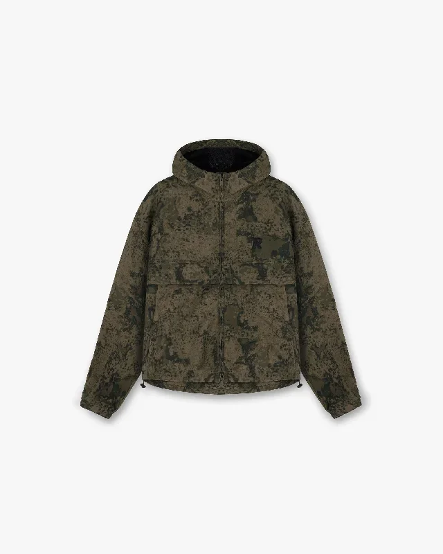 Hooded Track Jacket - Camo