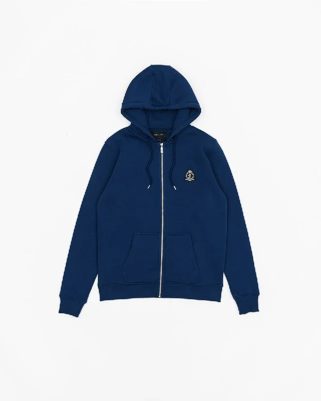 HRH Zip Hood - Navy Blue