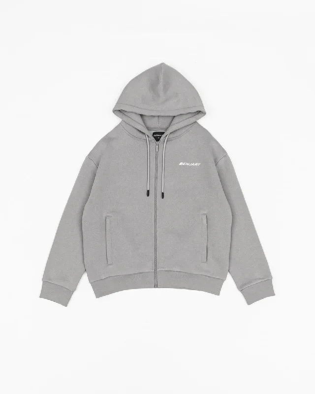 HRH Lux Zip Hood - Grey