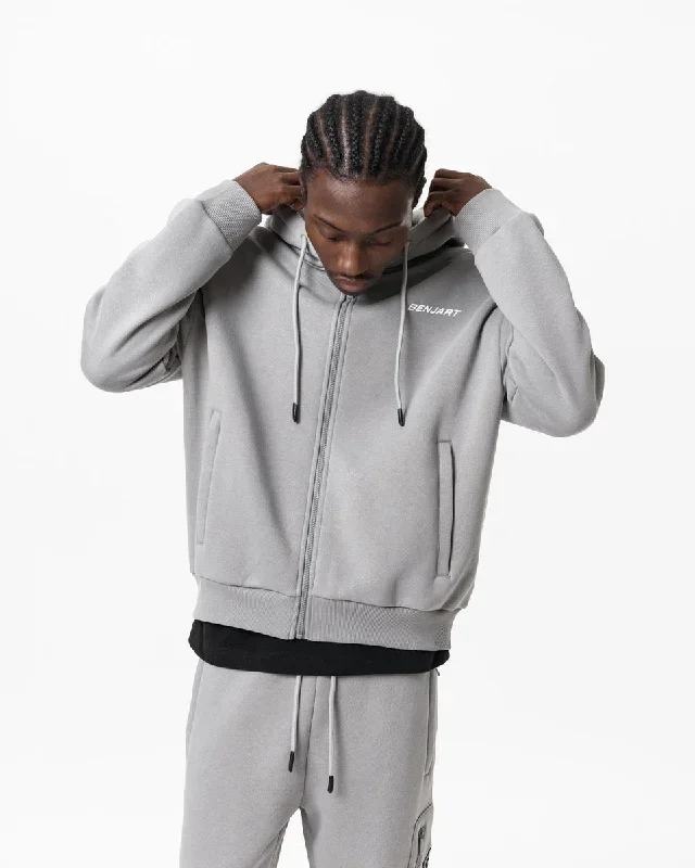 hrh-lux-zip-hood-grey