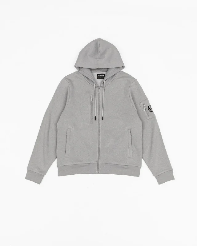 HRH Utility Zip Hood - Grey