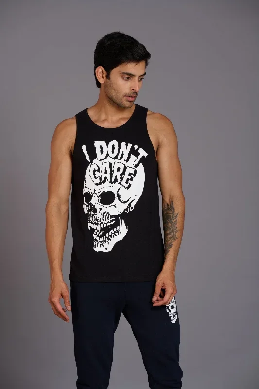 i-dont-care-printed-black-vest-activewear-for-men