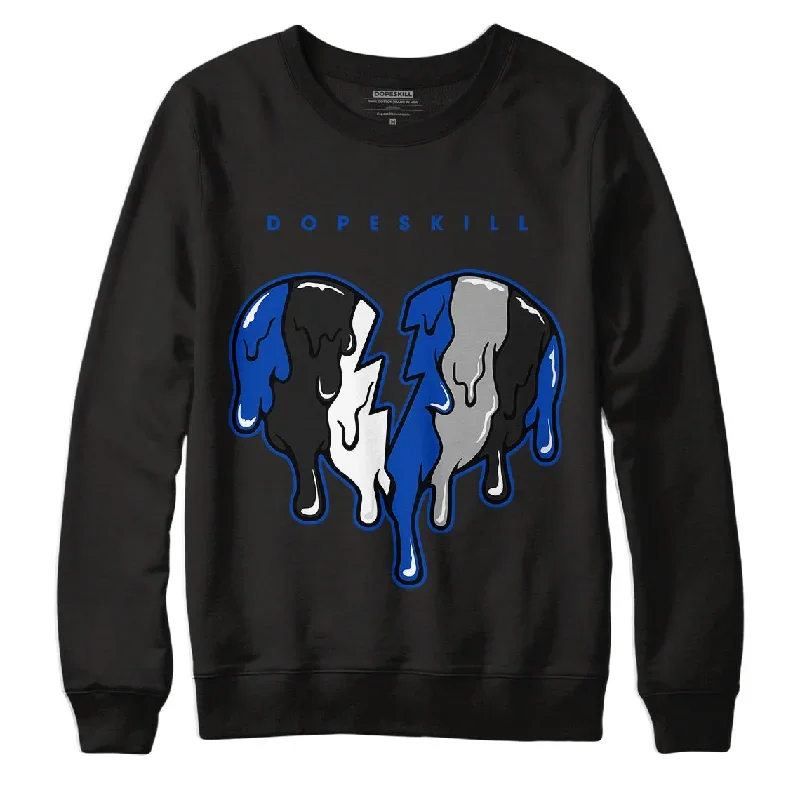 AJ 5 Racer Blue DopeSkill Sweatshirt Tear My Heart Out  Graphic