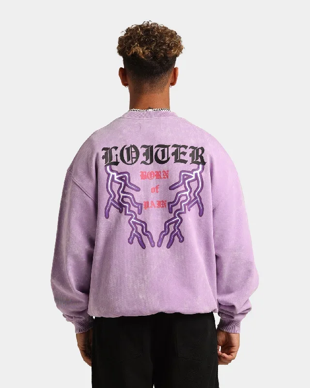 loiter-born-of-pain-crewneck-purple-tie-dye-mens