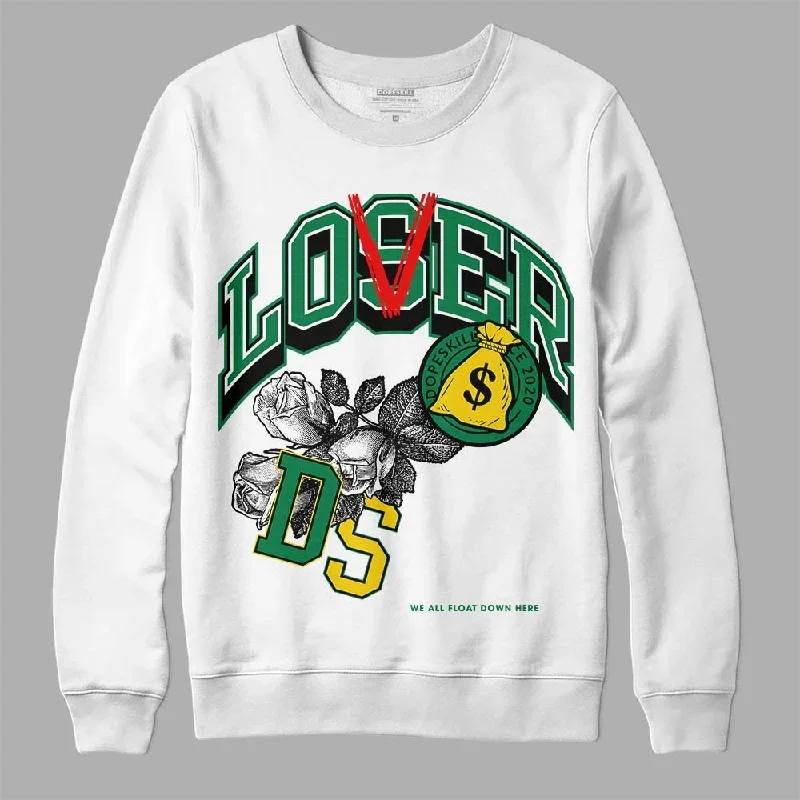 Lucky Green 5s DopeSkill Sweatshirt Loser Lover Graphic