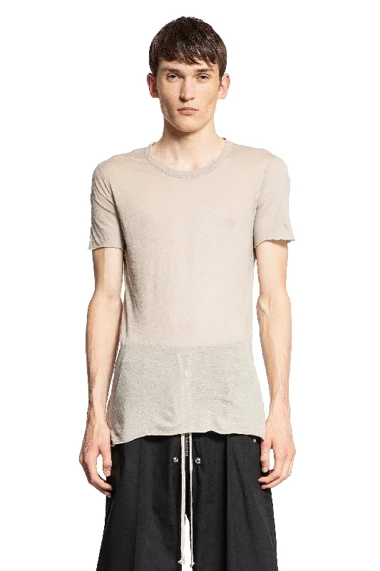 RICK OWENS MAN GREY T-SHIRTS & TANK TOPS