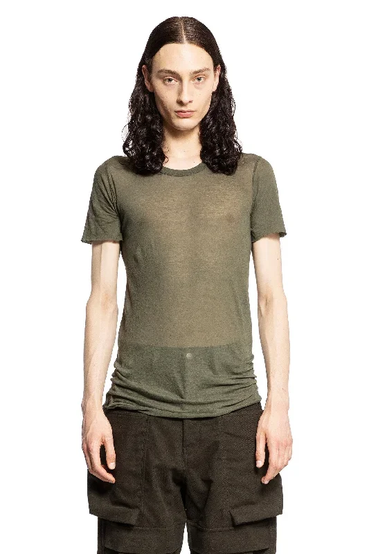 RICK OWENS MAN GREEN T-SHIRTS & TANK TOPS