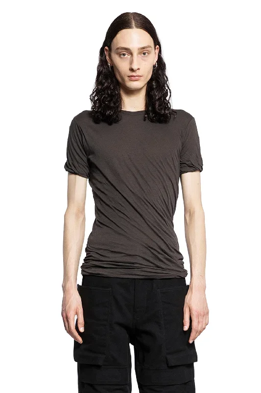 RICK OWENS MAN GREY T-SHIRTS & TANK TOPS