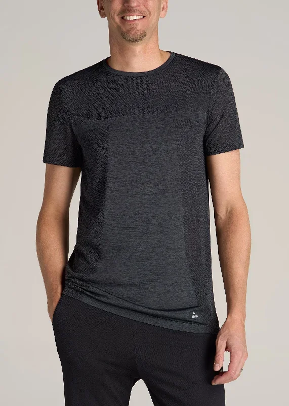 A.T. Performance MODERN-FIT Engineered Athletic Tall Tee in Charcoal Mix