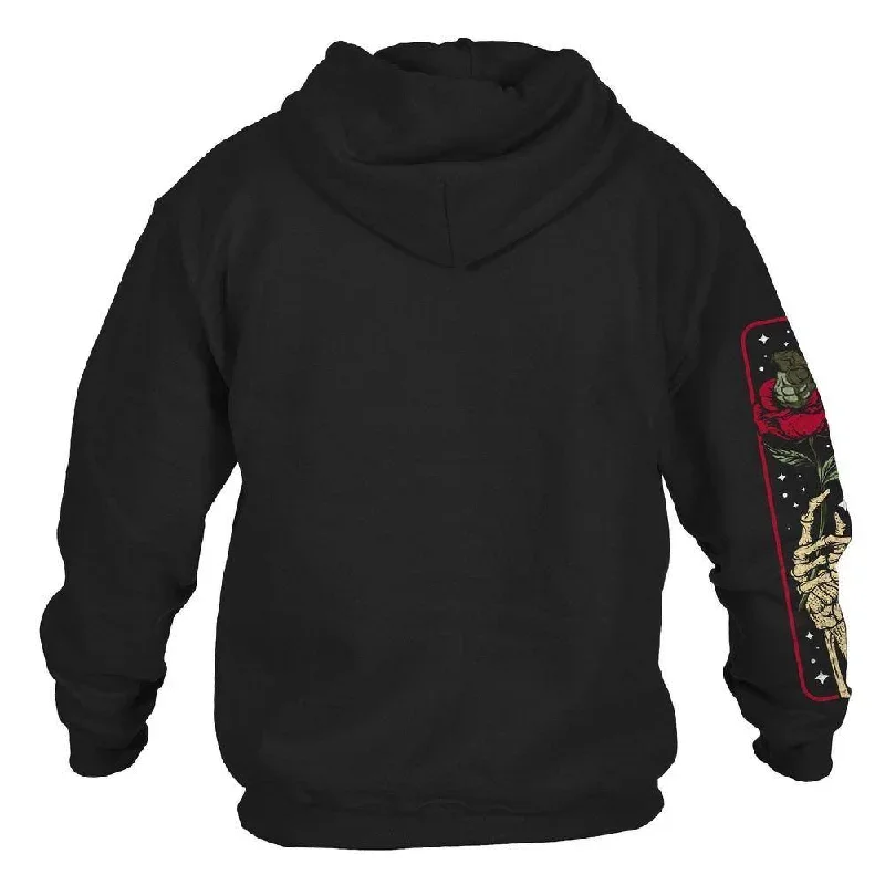 mens-death-rose-hoodie-black