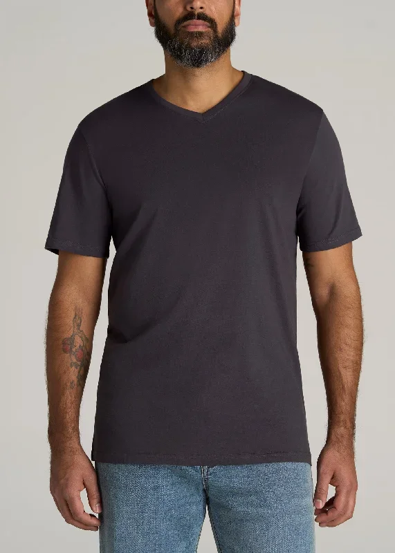 The Everyday REGULAR-FIT V-Neck Tall Men's T-Shirt in Charcoal