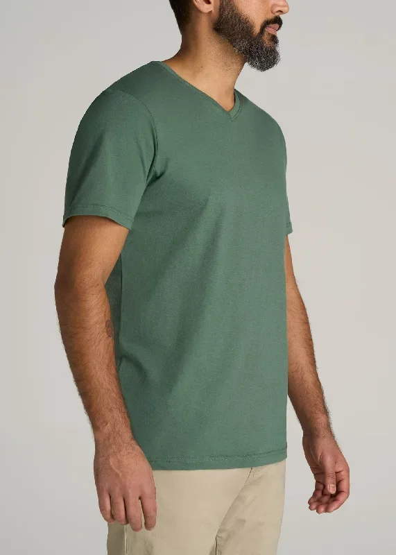 mens-everyday-short-sleeve-v-neck-cotton-tee-forest-green