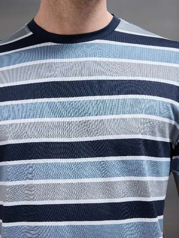 mercerised-cotton-colour-block-striped-t-shirt-navy