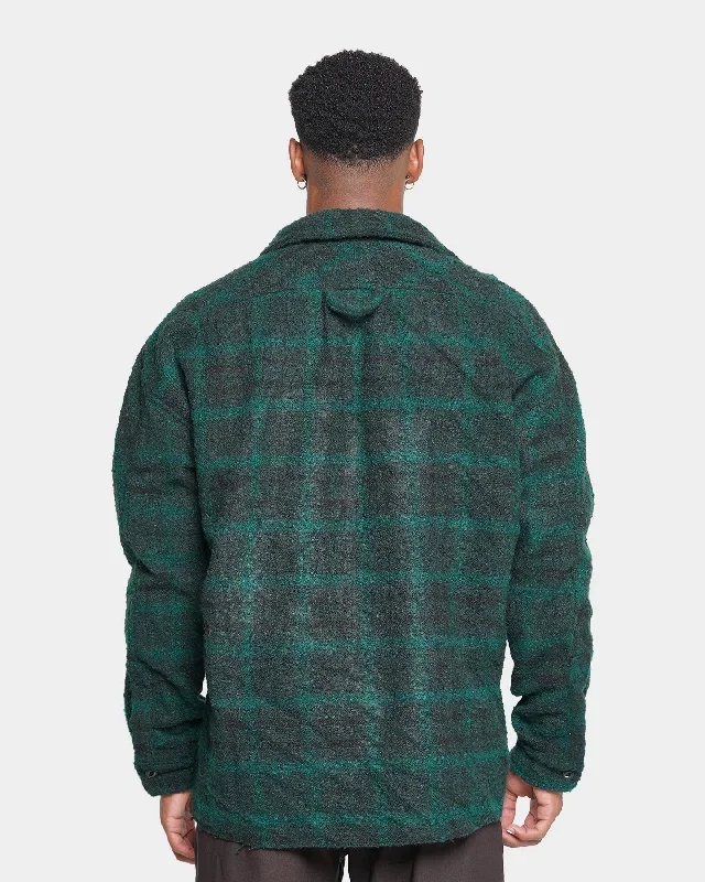 mnml-loose-woven-flannel-shirt-navy-green