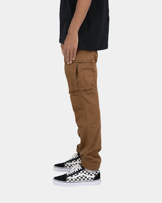 mnml-vintage-twill-cargo-pants-brown