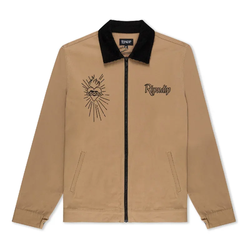 Mother Mary Work Jacket (Tan)