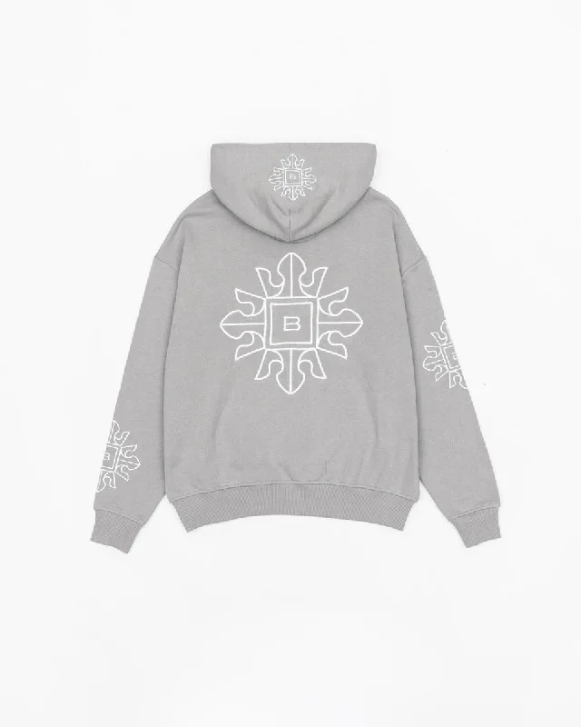 multi-emblem-hooded-pullover-grey