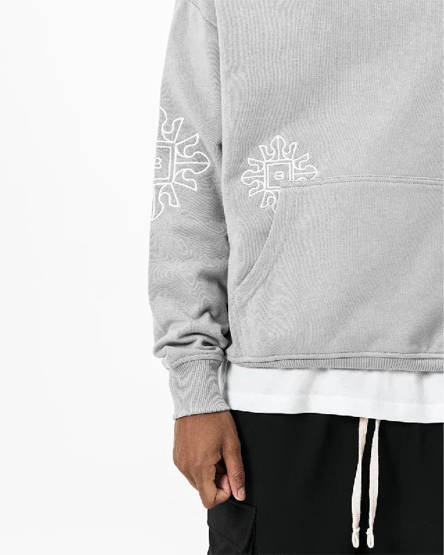 multi-emblem-hooded-pullover-grey