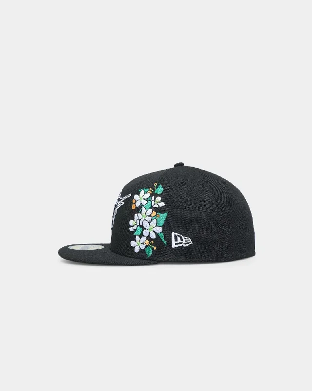 new-era-florida-marlins-state-flower-59fifty-fitted-black-floral