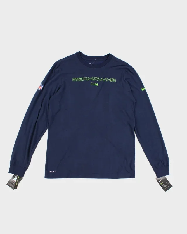 Nike x Seattle Seahawks Navy Long Sleeve - M