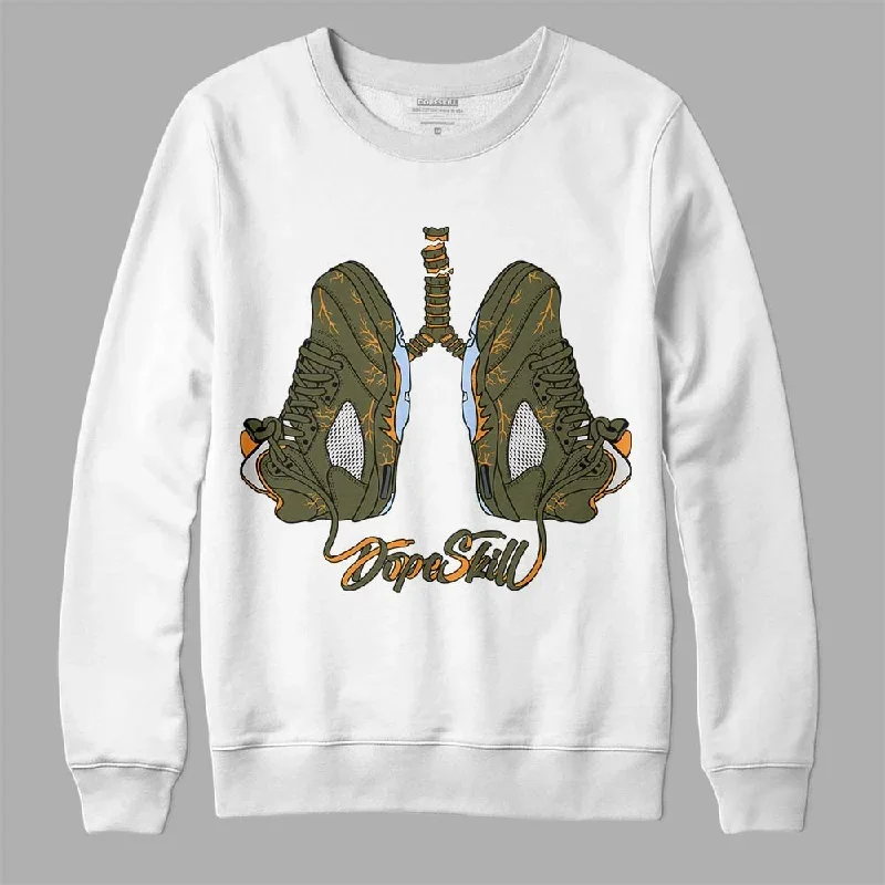 Olive 5s DopeSkill Sweatshirt Breathe Graphic