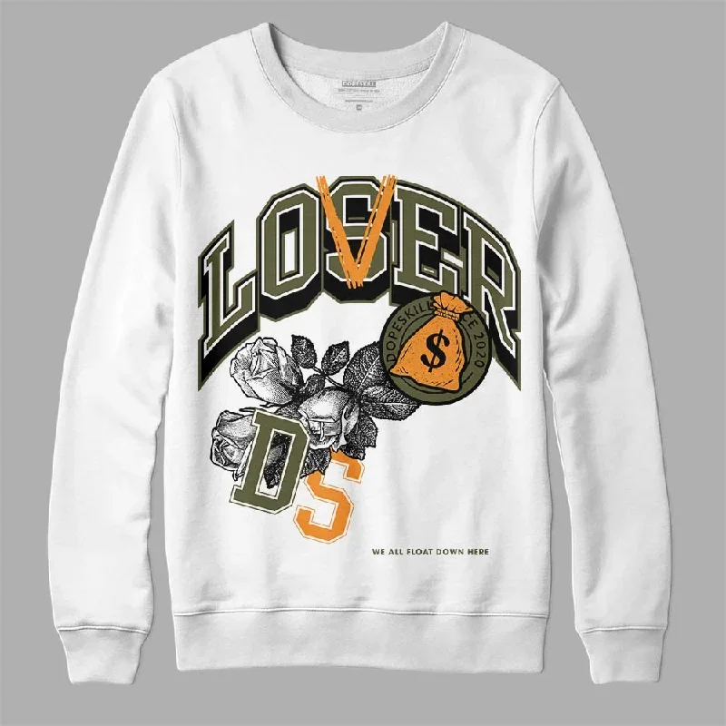 Olive 5s DopeSkill Sweatshirt Loser Lover Graphic