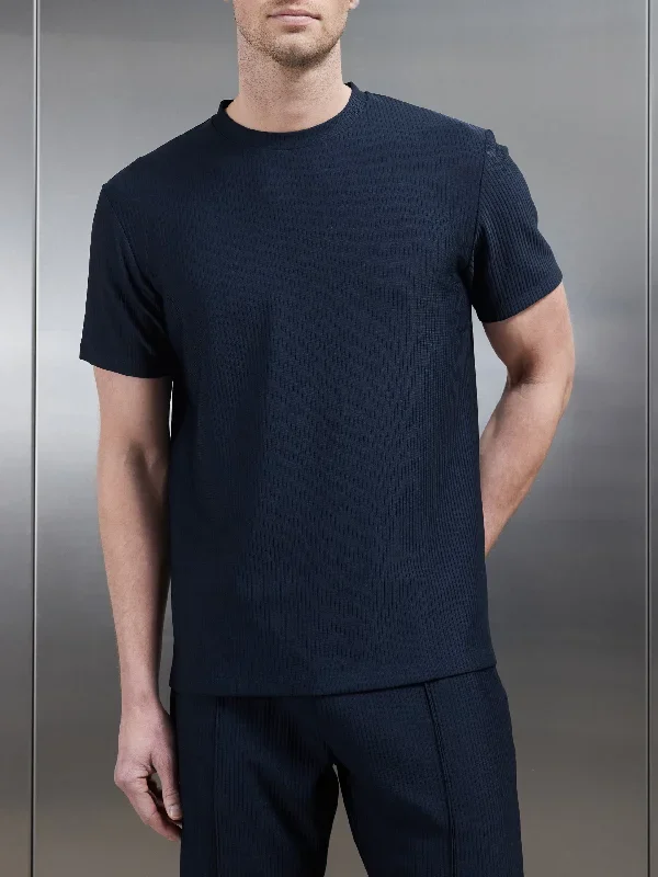 pleated-t-shirt-navy