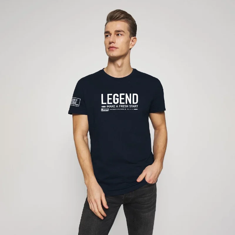 Polo Republica Men's Legend Printed Crew Neck Tee Shirt