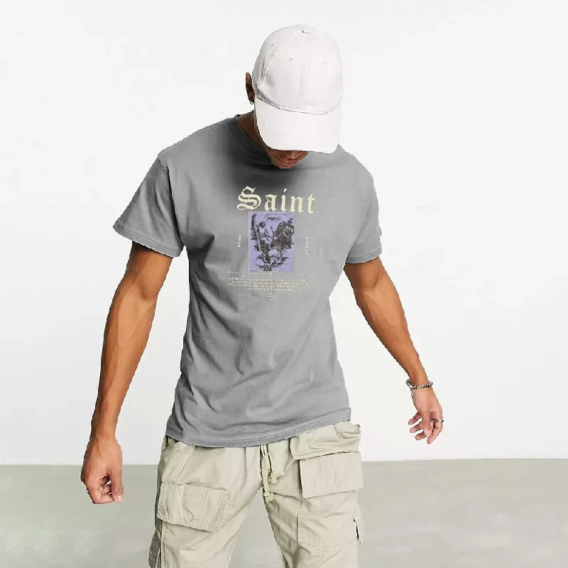 Polo Republica Men's Saint Printed Crew Neck Tee Shirt