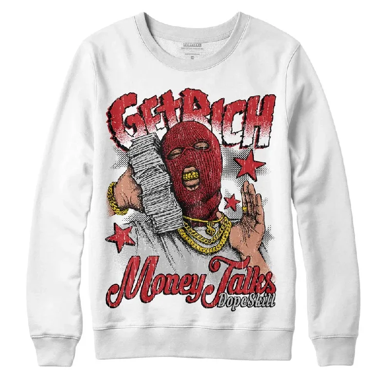 Red Taxi 12s DopeSkill Sweatshirt Get Rich Graphic