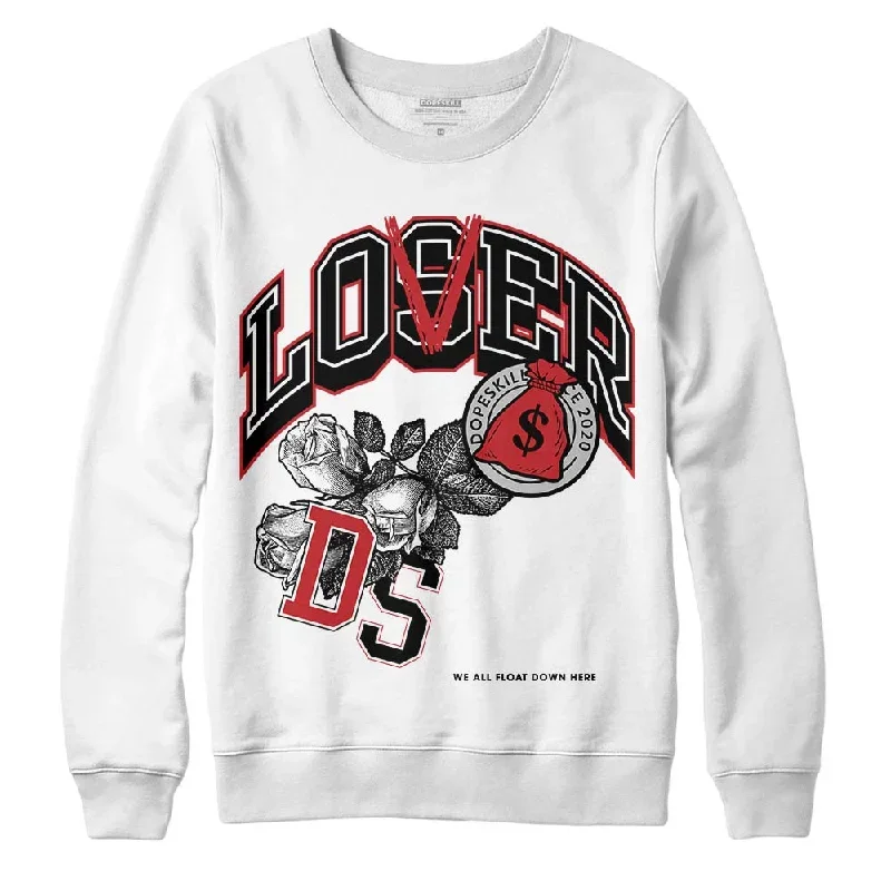 Red Taxi 12s DopeSkill Sweatshirt Loser Lover Graphic