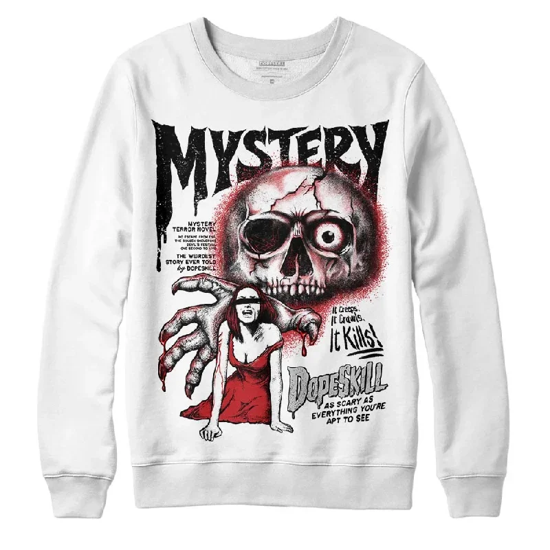 Red Taxi 12s DopeSkill Sweatshirt Mystery Ghostly Grasp Graphic