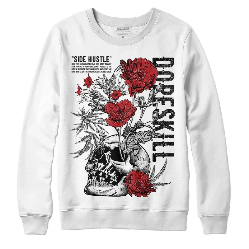 Red Taxi 12s DopeSkill Sweatshirt Side Hustle Graphic