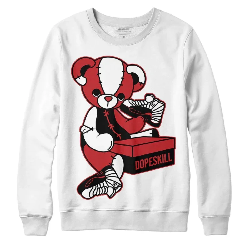 Red Taxi 12s DopeSkill Sweatshirt Sneakerhead BEAR Graphic