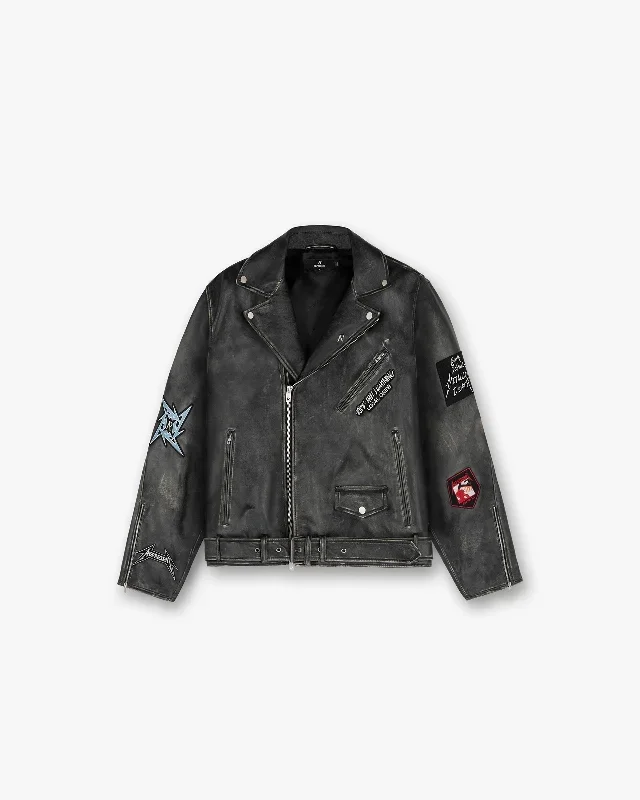 Represent X Metallica?? Leather Jacket - Black