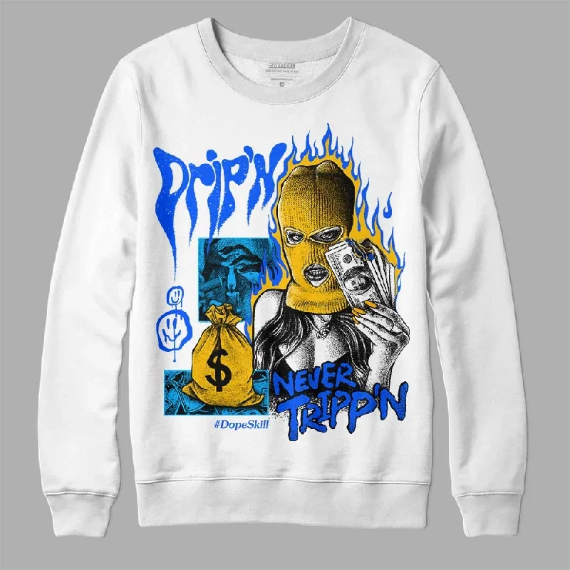 Royal Blue Collection DopeSkill Sweatshirt Drip'n Never Tripp'n Graphic