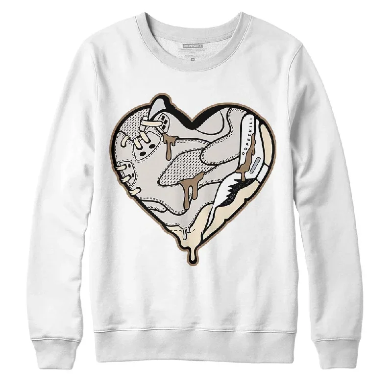 Sail 5s DopeSkill Sweatshirt Heart Jordan 5 Graphic