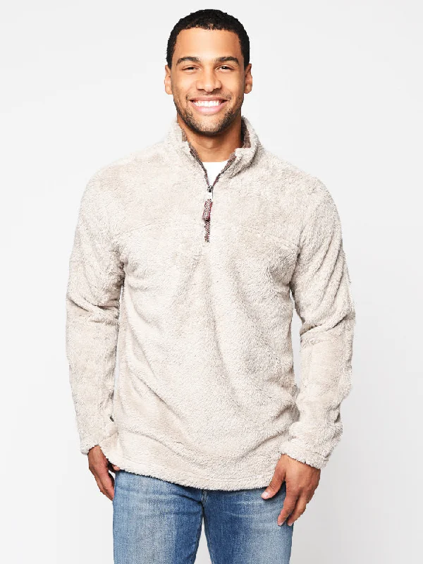 True Grit Double Plush 1/4 Zip Pullover