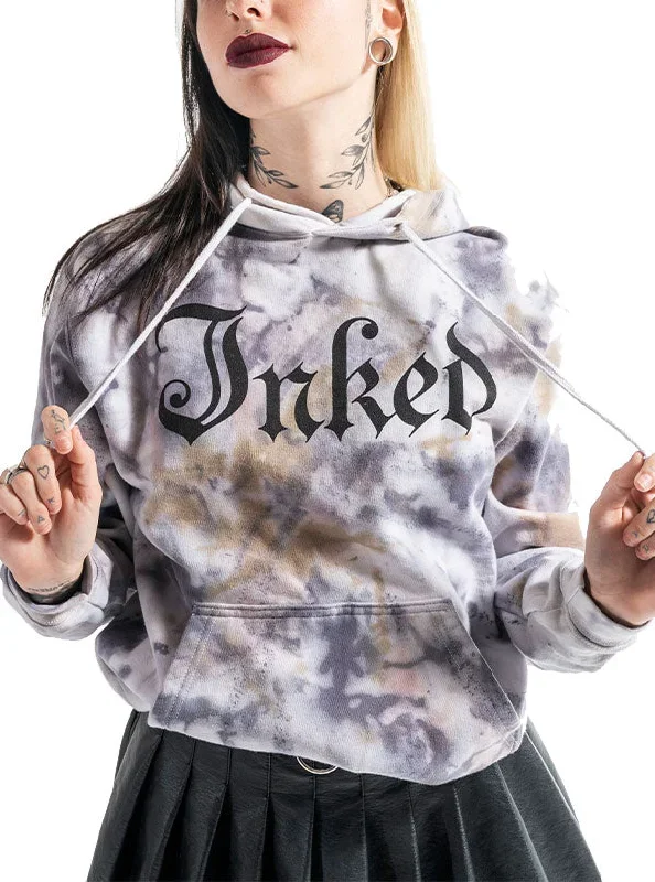 Unisex Inked Logo Crystal Wash Hoodie