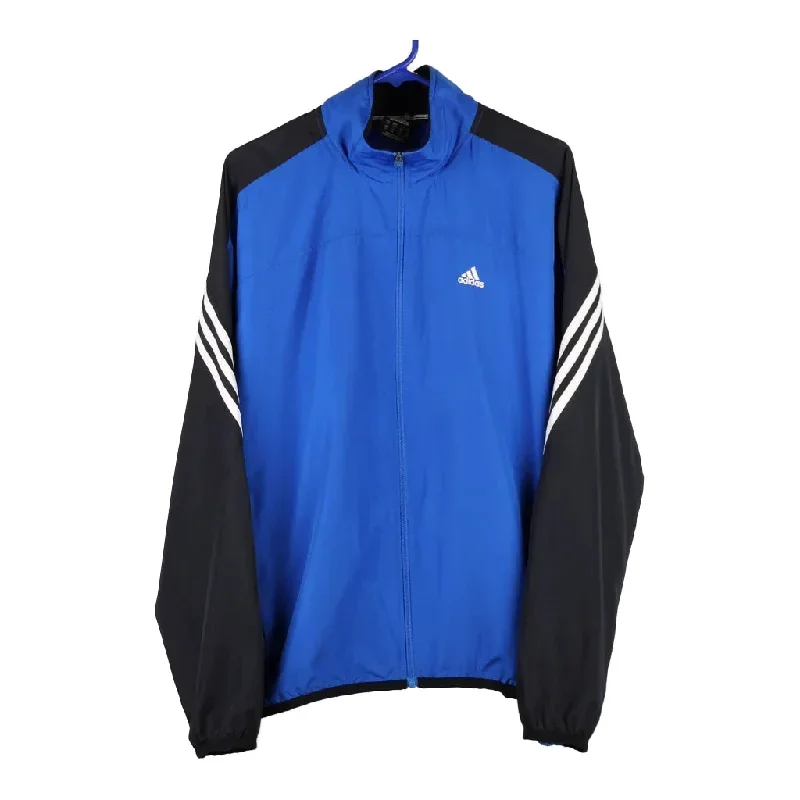 Adidas Jacket - Medium Blue Polyester