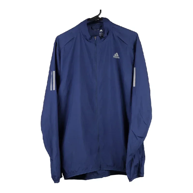 Adidas Jacket - Medium Navy Polyester