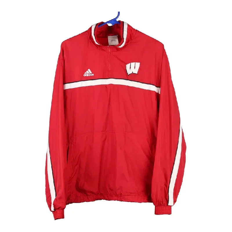 Adidas College Jacket - Small Red Polyester