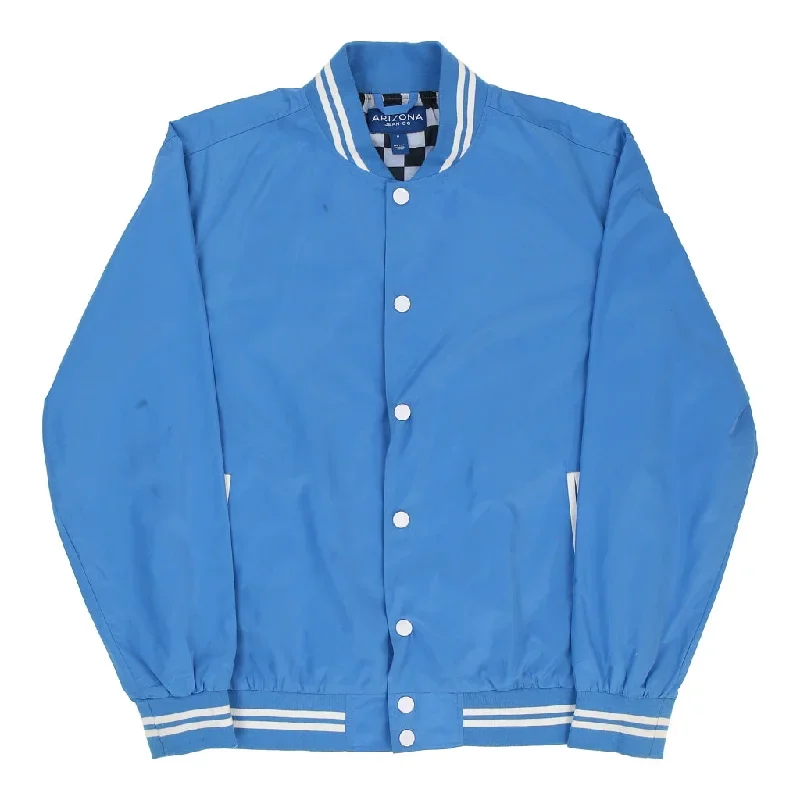 Vintage Arizona Baseball Jacket - Medium Blue Polyester