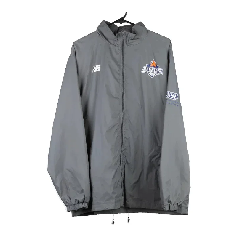 Bay State Summer Games New Balance Jacket - Large Grey Nylon