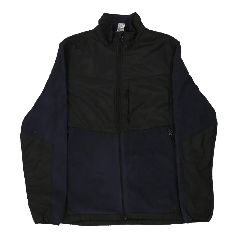 Champion Fleece Jacket - Large Navy Polyester