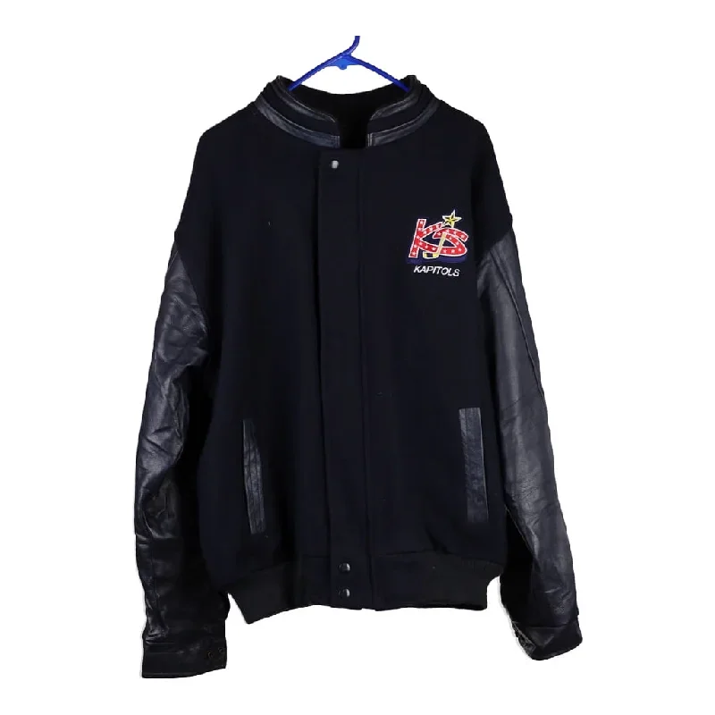 Kapitols Canada Sportswear Varsity Jacket - XL Navy Wool Blend