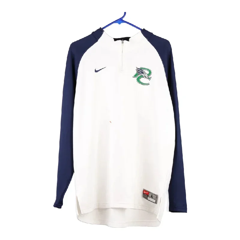 Nike Jacket - Large White Polyester