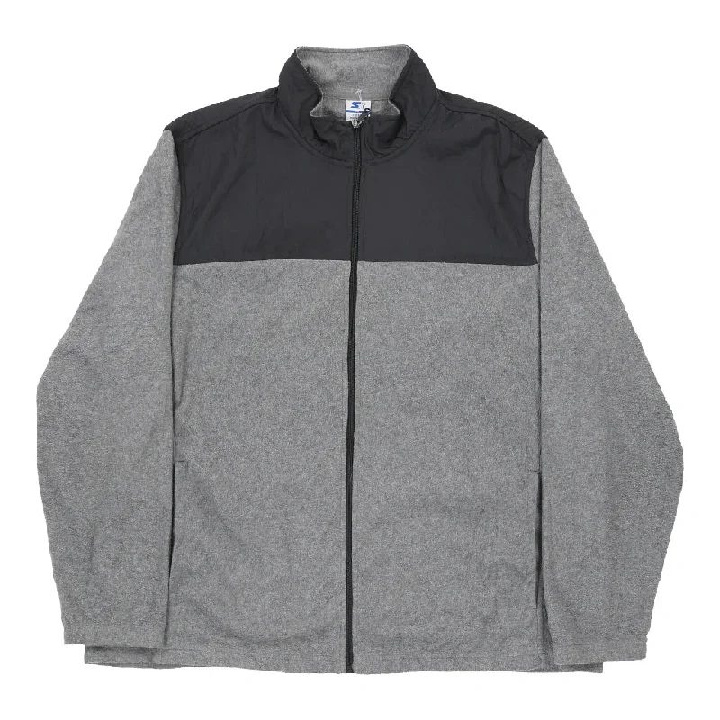 Starter Fleece Jacket - 2XL Grey Polyester